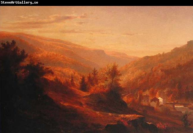 John Hermann Carmiencke Reproduction of the oil painting Catskill Clove